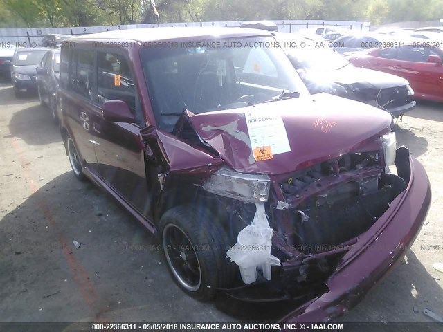 JTLKT324964125800 - 2006 TOYOTA SCION XB RED photo 1