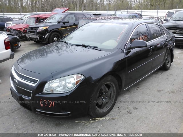 1G1ZC5E02AF220834 - 2010 CHEVROLET MALIBU 1LT 黑色 照片 2