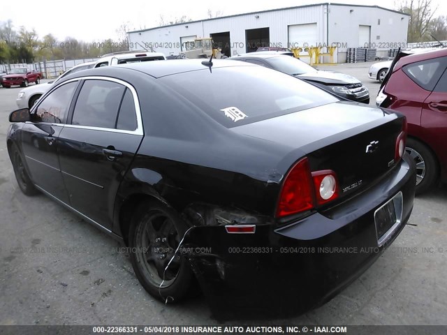 1G1ZC5E02AF220834 - 2010 CHEVROLET MALIBU 1LT 黑色 照片 3