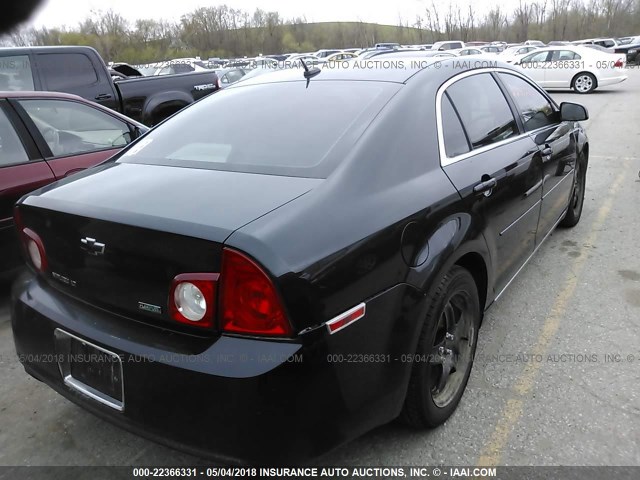 1G1ZC5E02AF220834 - 2010 CHEVROLET MALIBU 1LT 黑色 照片 4