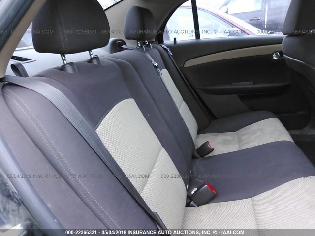 1G1ZC5E02AF220834 - 2010 CHEVROLET MALIBU 1LT 黑色 照片 8