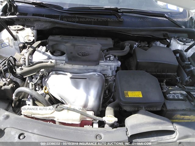 4T1BF1FK9CU594814 - 2012 TOYOTA CAMRY SE/LE/XLE WHITE photo 10