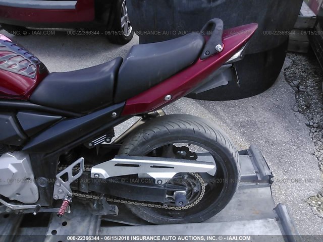 JS1GW72A072100734 - 2007 SUZUKI GSF1250 S RED photo 6