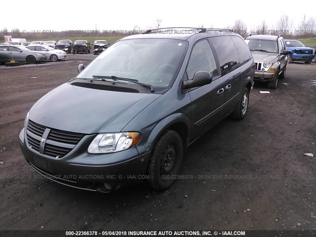 2D4GP44L27R313544 - 2007 DODGE GRAND CARAVAN SXT GRAY photo 2