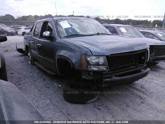 3GNEC32J99G168076 - 2009 CHEVROLET AVALANCHE C1500 LTZ BLUE photo 1