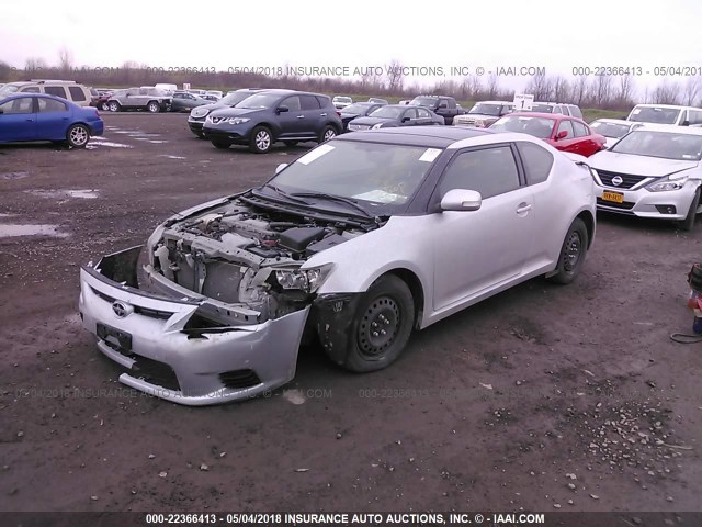 JTKJF5C77C3031198 - 2012 TOYOTA SCION TC 银色 照片 2