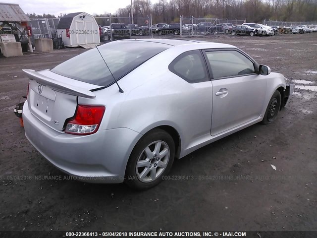 JTKJF5C77C3031198 - 2012 TOYOTA SCION TC 银色 照片 4