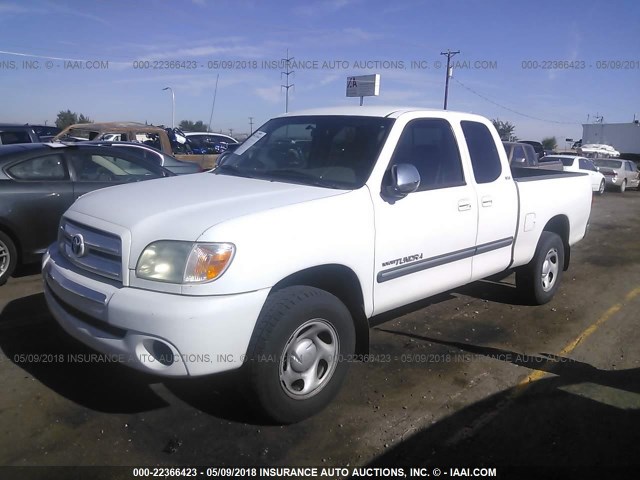 5TBRU34126S471033 - 2006 TOYOTA TUNDRA ACCESS CAB SR5 WHITE photo 2