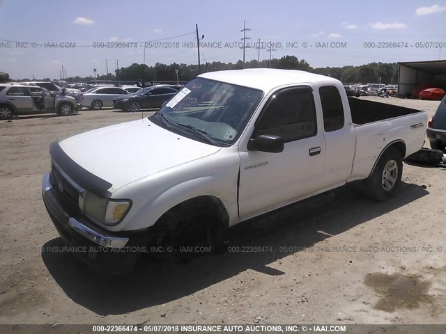 4TASN92N6YZ601777 - 2000 TOYOTA TACOMA XTRACAB PRERUNNER თეთრი ფოტო 2