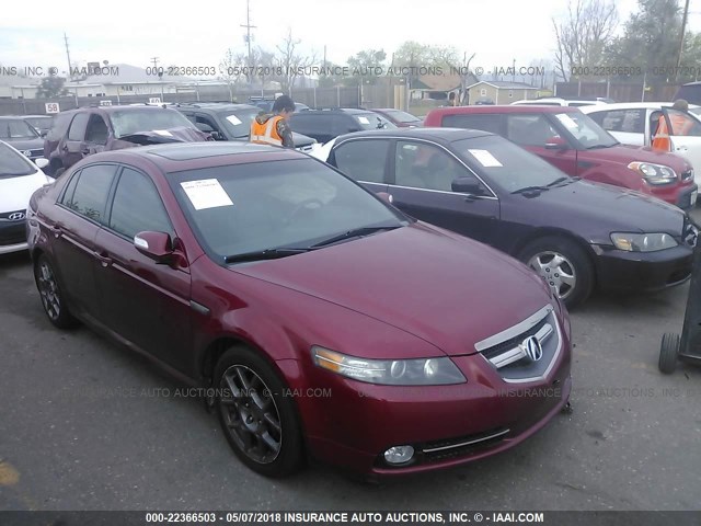 19UUA76547A049122 - 2007 ACURA TL TYPE S RED photo 1