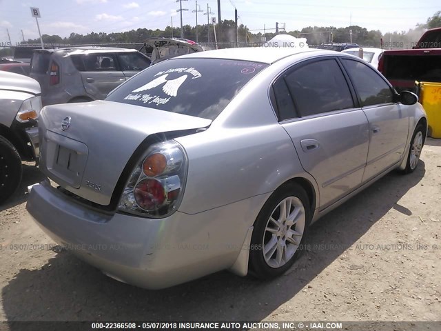 1N4AL11D24C155873 - 2004 NISSAN ALTIMA S/SL SILVER photo 4