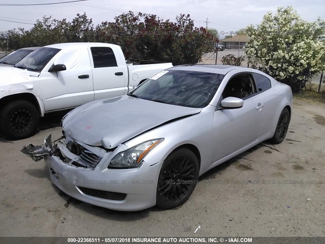 JNKCV64E29M603396 - 2009 INFINITI G37 JOURNEY/SPORT SILVER photo 2