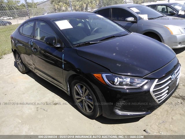 5NPD84LF0JH304841 - 2018 HYUNDAI ELANTRA SEL/VALUE/LIMITED BLACK photo 1