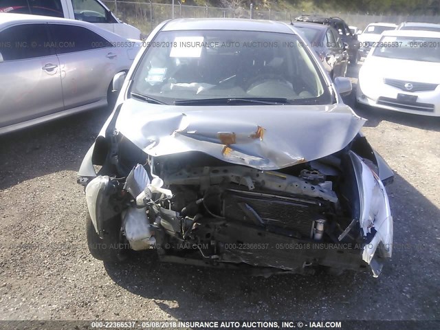 3N1CE2CP6EL390876 - 2014 NISSAN VERSA NOTE S/S PLUS/SV/SL GRAY photo 6