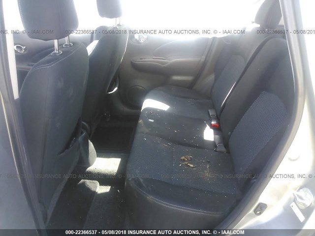 3N1CE2CP6EL390876 - 2014 NISSAN VERSA NOTE S/S PLUS/SV/SL GRAY photo 8
