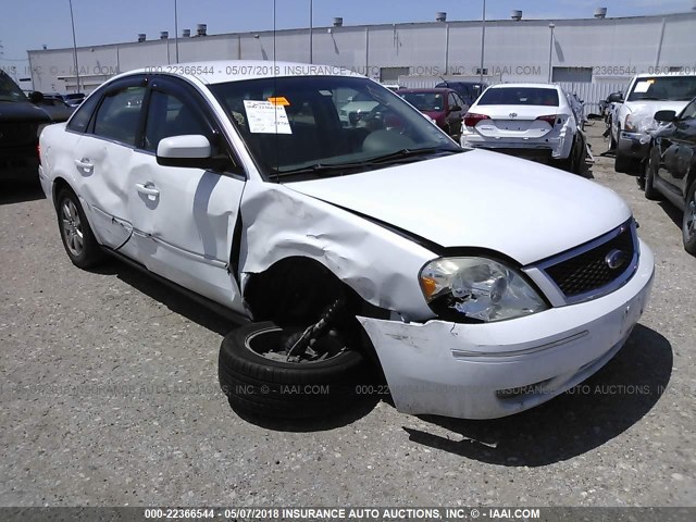 1FAFP24196G151736 - 2006 FORD FIVE HUNDRED SEL WHITE photo 1