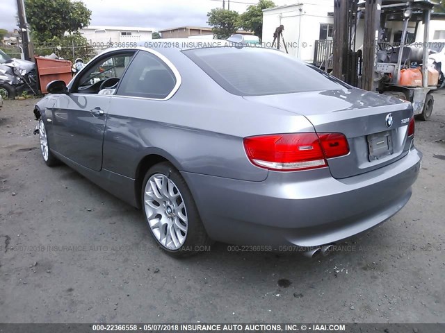 WBAWV135X8P120123 - 2008 BMW 328 I SULEV GRAY photo 3