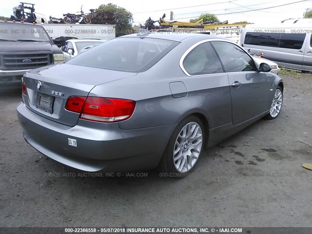 WBAWV135X8P120123 - 2008 BMW 328 I SULEV GRAY photo 4