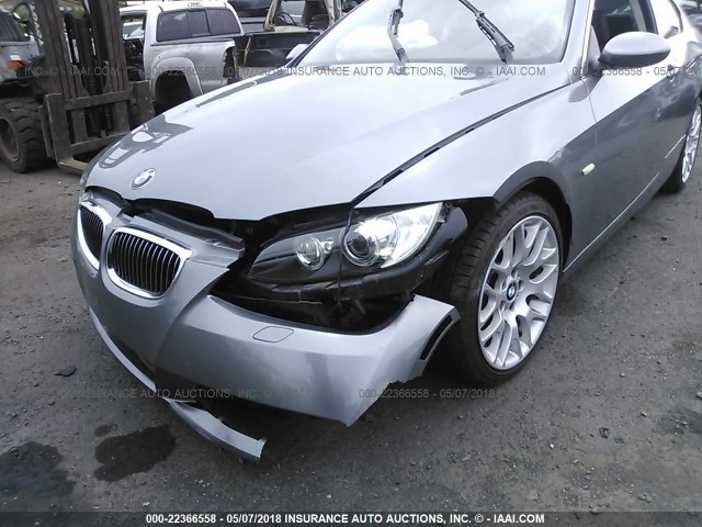 WBAWV135X8P120123 - 2008 BMW 328 I SULEV GRAY photo 6
