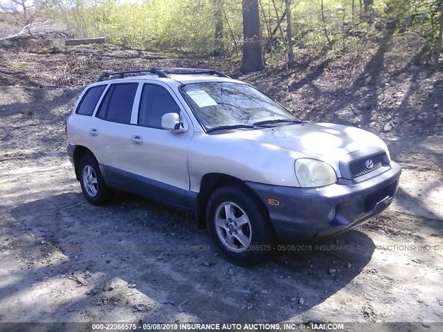 KM8SC73DX2U327715 - 2002 HYUNDAI SANTA FE GLS/LX SILVER photo 1