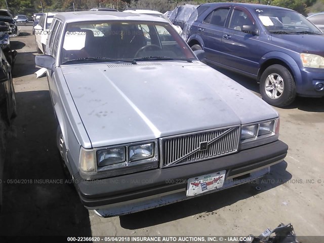 YV1FX8857K3227749 - 1989 VOLVO 740 GL GRAY photo 6