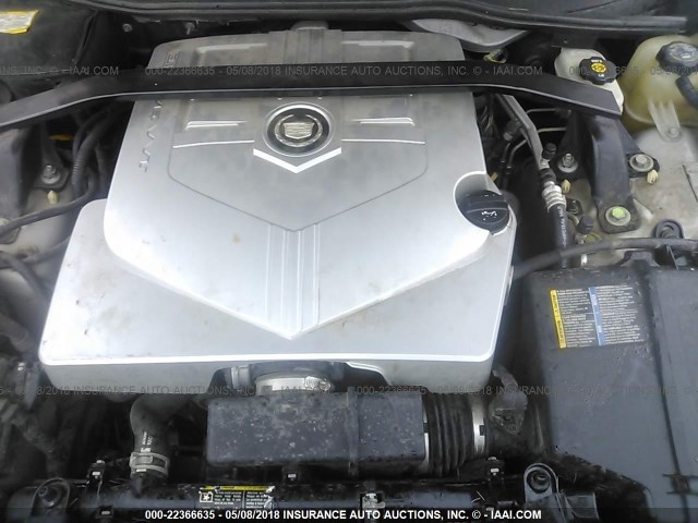 1G6DP577470141681 - 2007 CADILLAC CTS HI FEATURE V6 SILVER photo 10