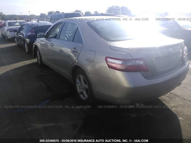 4T1BK46K98U062077 - 2008 TOYOTA CAMRY LE/XLE/SE BEIGE photo 3