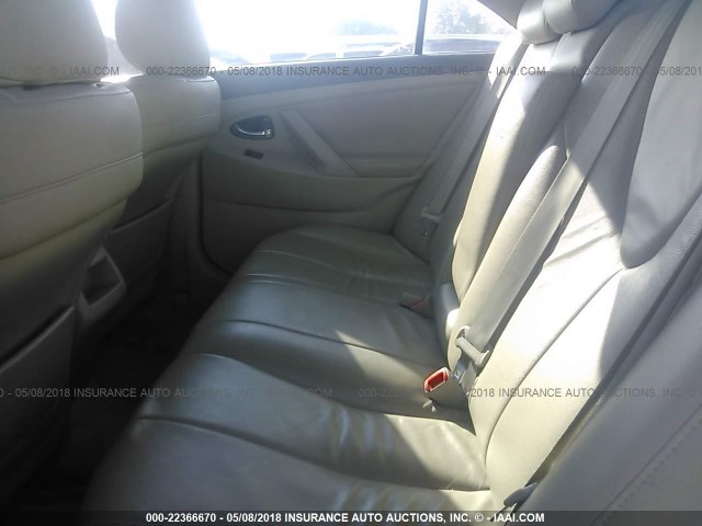 4T1BK46K98U062077 - 2008 TOYOTA CAMRY LE/XLE/SE BEIGE photo 8