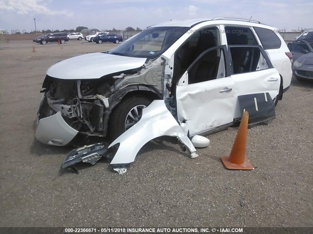 5N1AR2MN0EC729807 - 2014 NISSAN PATHFINDER S/SV/SL/PLATINUM 白色 照片 2