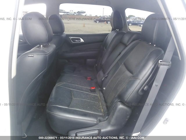 5N1AR2MN0EC729807 - 2014 NISSAN PATHFINDER S/SV/SL/PLATINUM 白色 照片 8