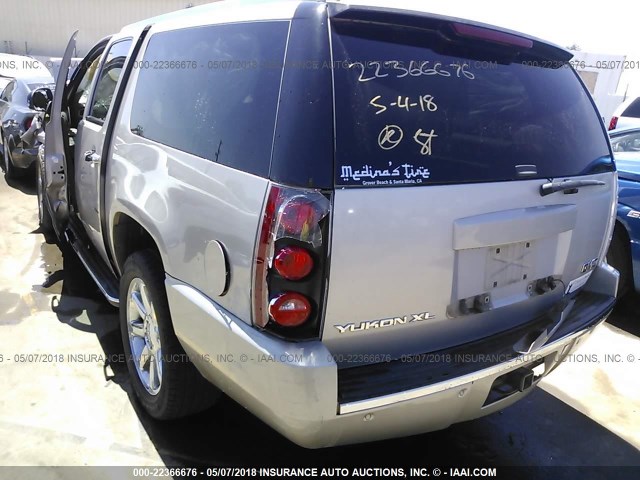 1GKFK66827J217868 - 2007 GMC YUKON XL DENALI TAN photo 3