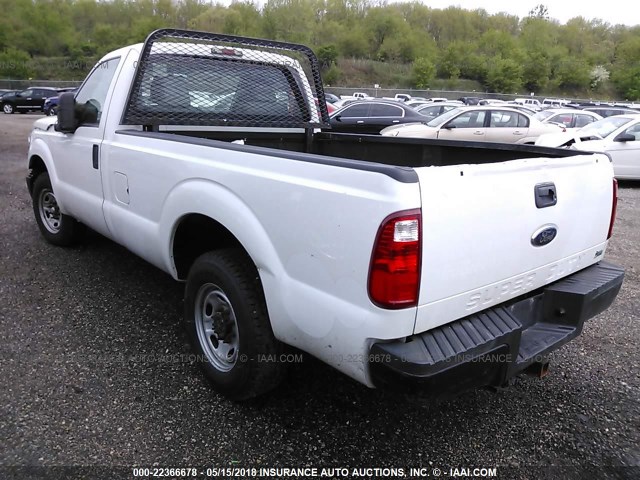 1FTBF3A69BEC07925 - 2011 FORD F350 SUPER DUTY WHITE photo 3