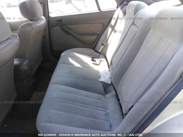JT2BG12K7T0382890 - 1996 TOYOTA CAMRY DX/LE/XLE GOLD photo 8