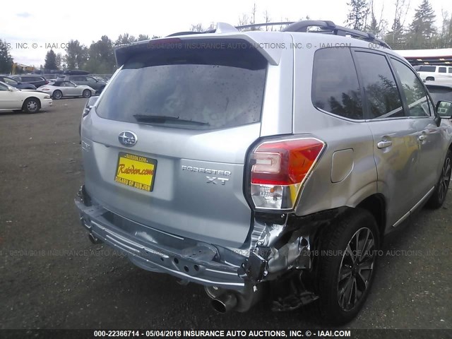 JF2SJGWC8JH474573 - 2018 SUBARU FORESTER 2.0XT TOURING SILVER photo 6