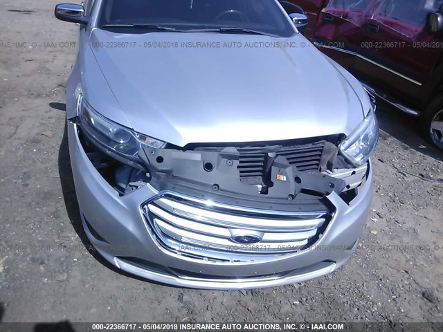 1FAHP2F87DG114846 - 2013 FORD TAURUS LIMITED SILVER photo 6