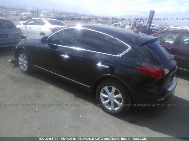 JN1AJ0HP9AM700681 - 2010 INFINITI EX35 JOURNEY BLACK photo 3