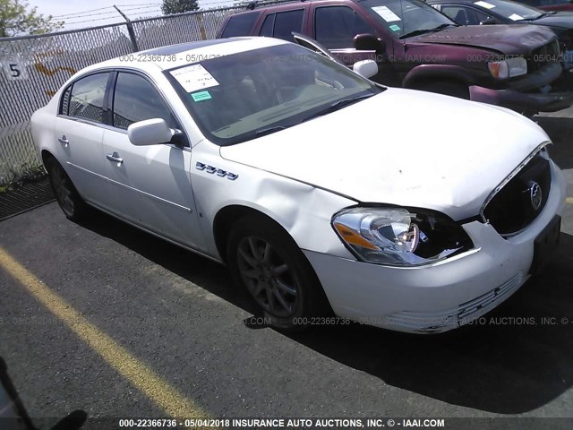 1G4HR57Y96U131443 - 2006 BUICK LUCERNE CXL WHITE photo 1