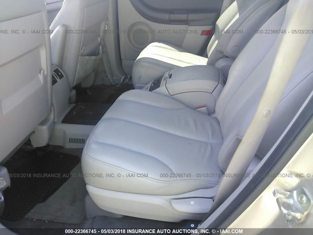 2C8GM68435R245853 - 2005 CHRYSLER PACIFICA TOURING BEIGE photo 8