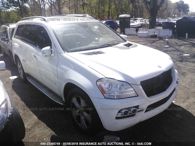 4JGBF7BE7BA744101 - 2011 MERCEDES-BENZ GL 450 4MATIC WHITE photo 1