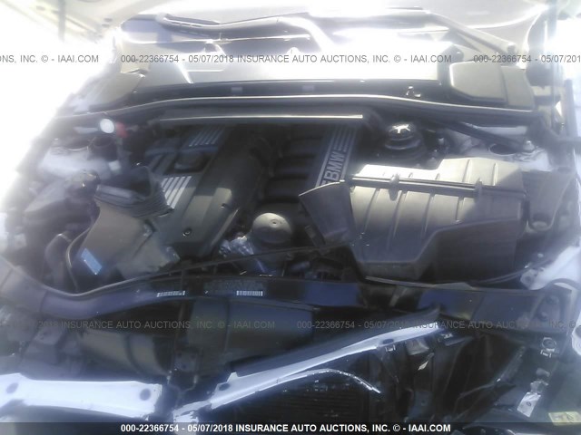 WBAVC53528FZ87319 - 2008 BMW 328 I SULEV WHITE photo 10