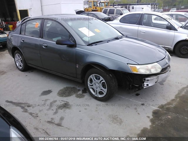 1G8AJ52F04Z148533 - 2004 SATURN ION LEVEL 2 GRAY photo 1