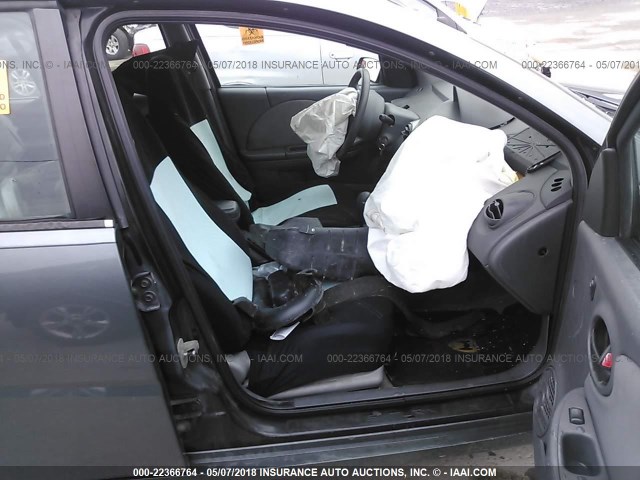 1G8AJ52F04Z148533 - 2004 SATURN ION LEVEL 2 GRAY photo 5