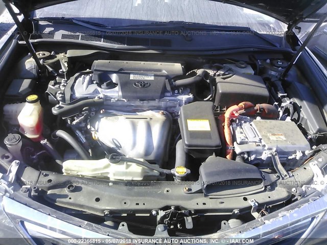 4T1BD1FK8CU060323 - 2012 TOYOTA CAMRY HYBRID/LE/XLE 黑色 照片 10