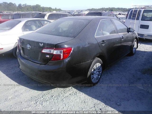 4T1BD1FK8CU060323 - 2012 TOYOTA CAMRY HYBRID/LE/XLE 黑色 照片 4