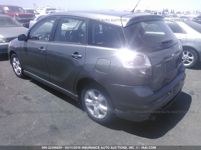 2T1KR32E95C485650 - 2005 TOYOTA COROLLA MATRIX XR GRAY photo 3