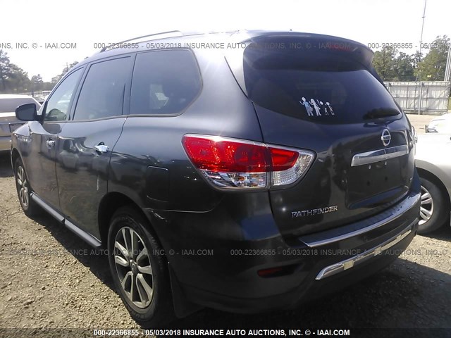 5N1AR2MNXDC677682 - 2013 NISSAN PATHFINDER S/SV/SL/PLATINUM 灰色 照片 3