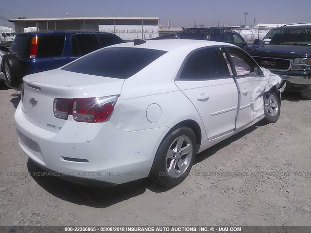 1G11B5SL7FU151477 - 2015 CHEVROLET MALIBU LS WHITE photo 4