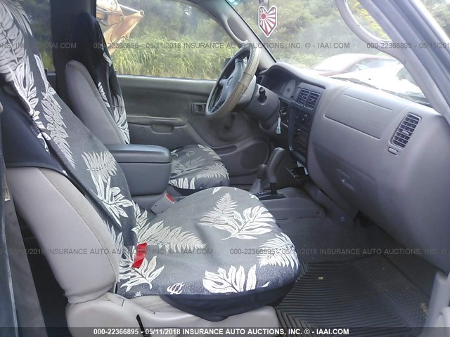 5TEHN72NX4Z440268 - 2004 TOYOTA TACOMA DOUBLE CAB ვერცხლისფერი ფოტო 5