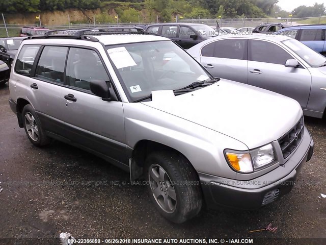 JF1SF6558YH729770 - 2000 SUBARU FORESTER S GRAY photo 1