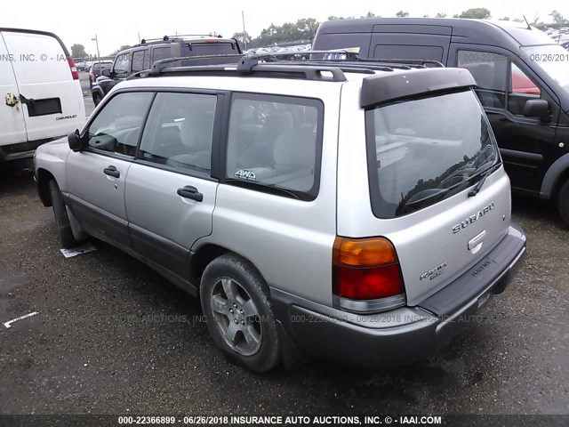 JF1SF6558YH729770 - 2000 SUBARU FORESTER S GRAY photo 3